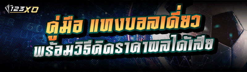คู่มือ แทงบอลเดี่ยว พร้อมวิธีคิดราคาผลได้เสีย